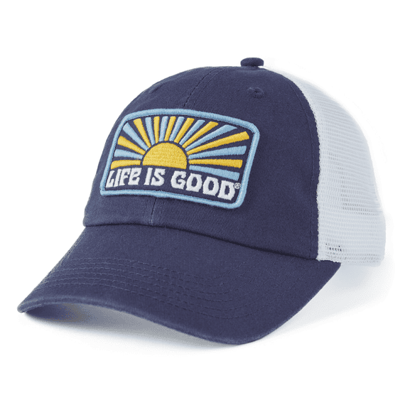 Life Is Good Sun Mesh Back Hat Blue Banners Hallmark