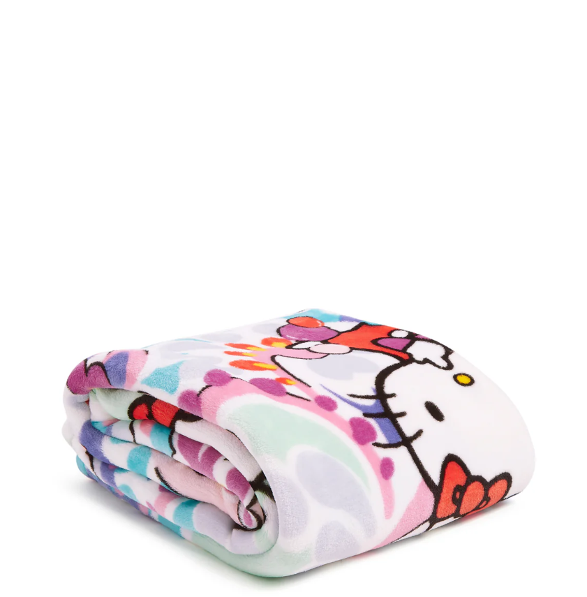 Hello Kitty Plush Throw Blanket Hello Kitty Paisley Banner s Hallmark