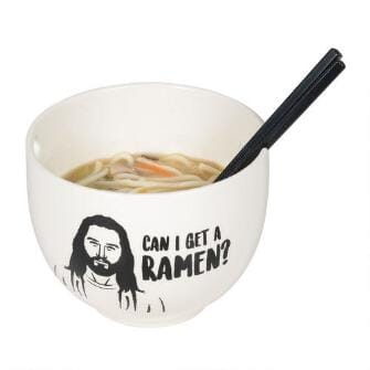 Ramentic Microwave Ramen Bowl Set with Chopsticks