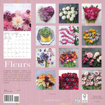 Fleurs 12 x 12 Wall Calendar