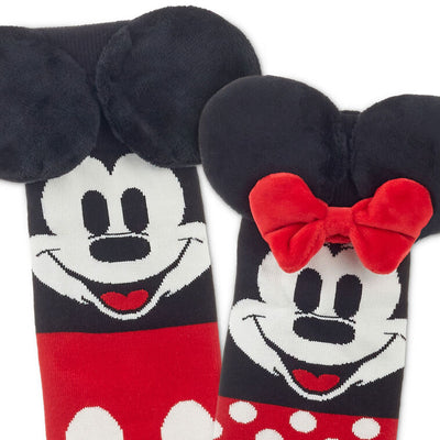 Disney Mickey Mouse and Minnie Mouse Novelty Crew Socks