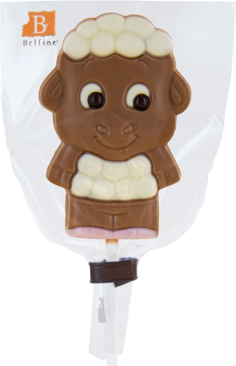 Belfine Belgian Chocolate Farm Animal Lolly