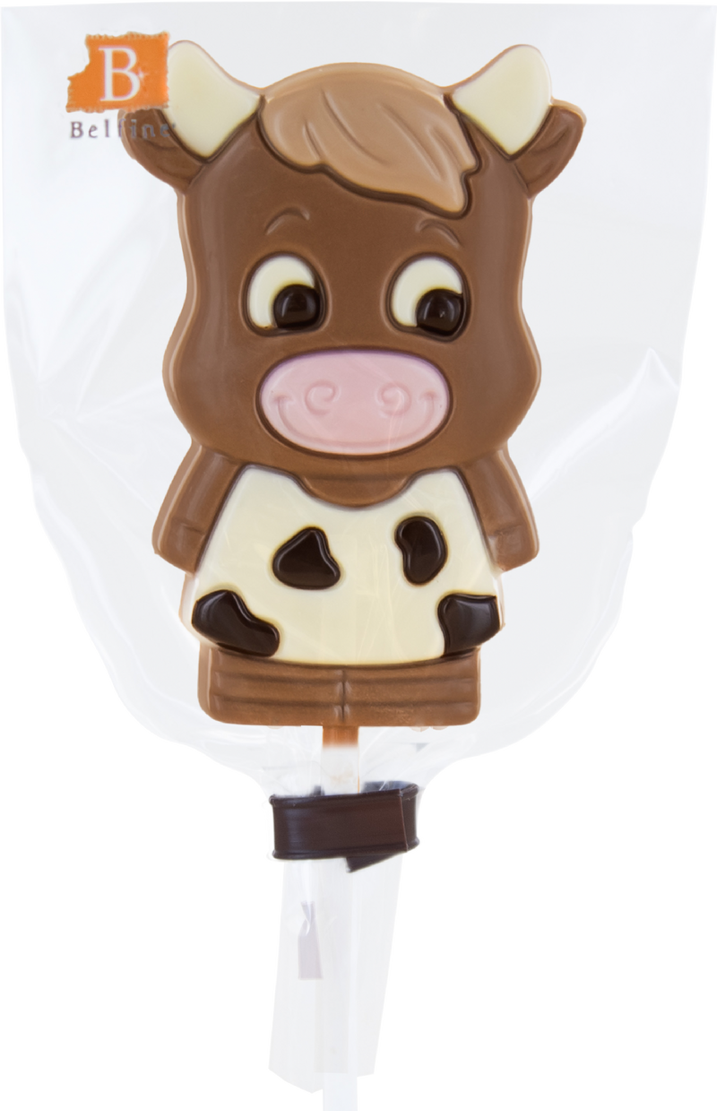 Belfine Belgian Chocolate Farm Animal Lolly