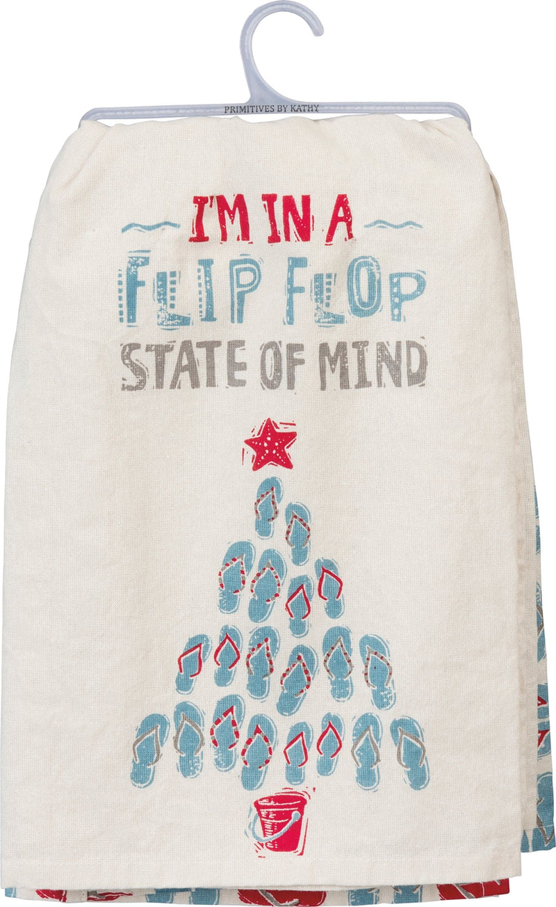 In A Flip Flop State Of Mind Kitchen Towel Set