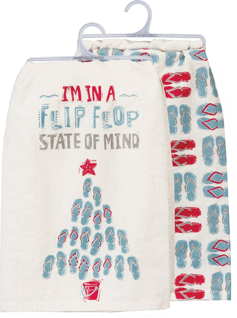 In A Flip Flop State Of Mind Kitchen Towel Set