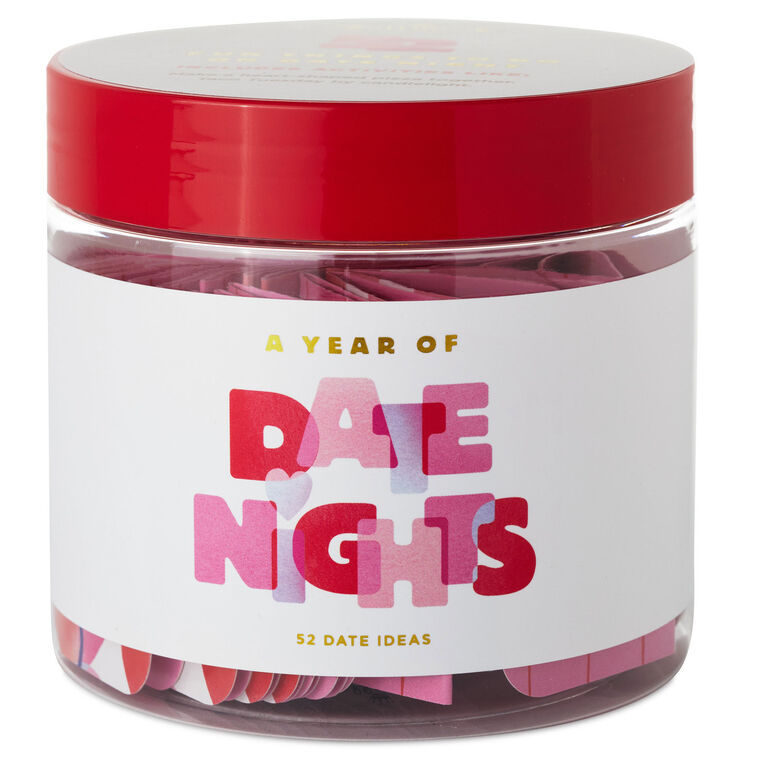 A Year of Date Nights Idea Jar