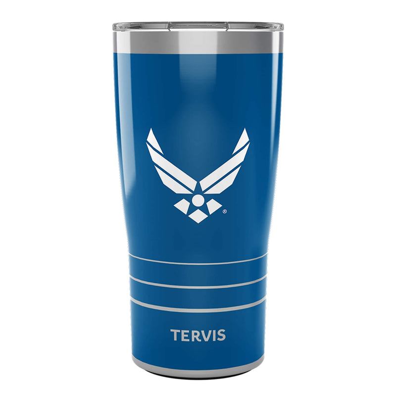 Air Force USAF Wings Triple Walled Insulated Travel Tumbler, Stainless Steel