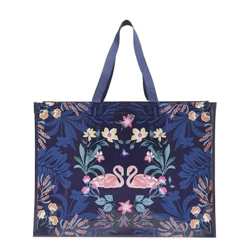 Market Tote - Flamingo Garden