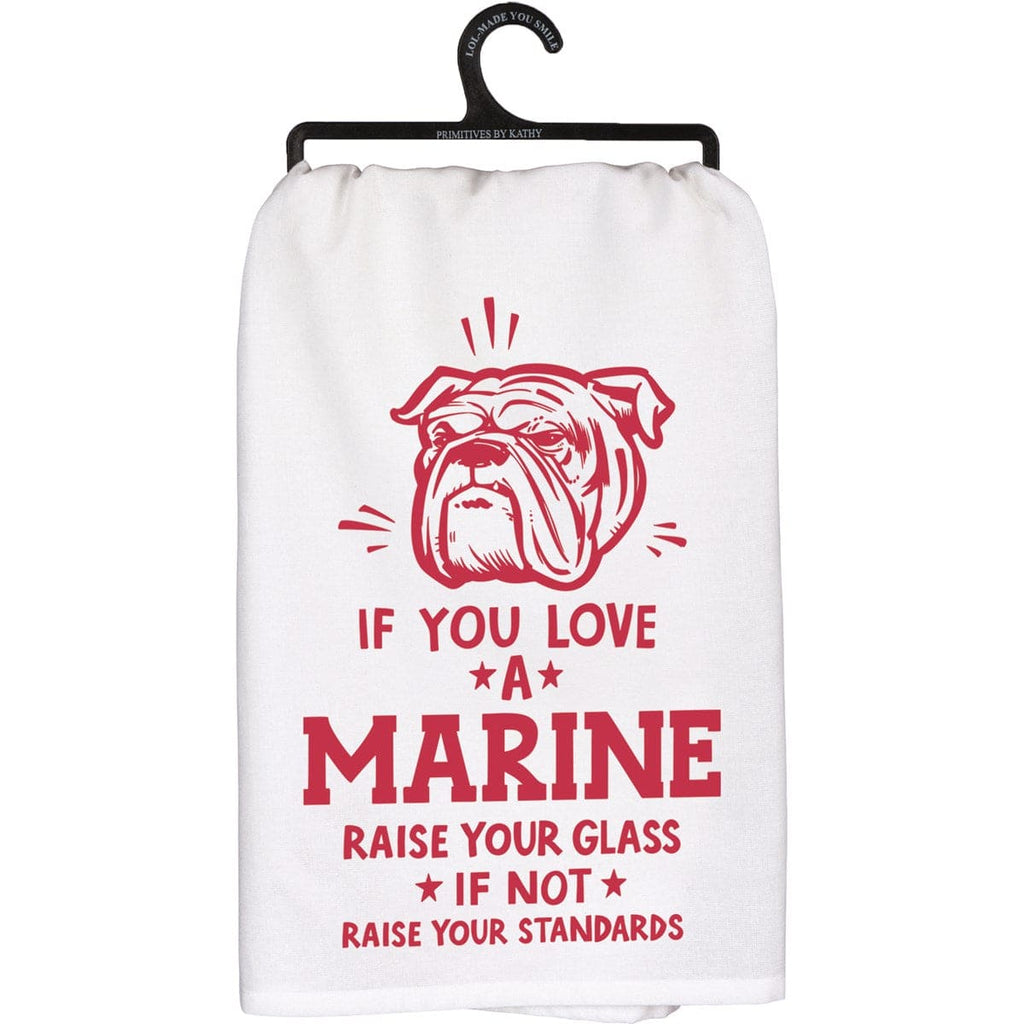 If You Love A Marine Kitchen Towel