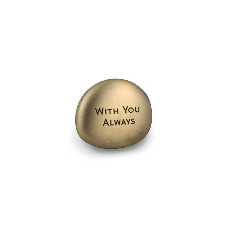 With You Always Metal Pocket Token