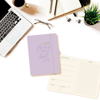 Best Life 6 x 8 18-Month Vegan Leather Planner