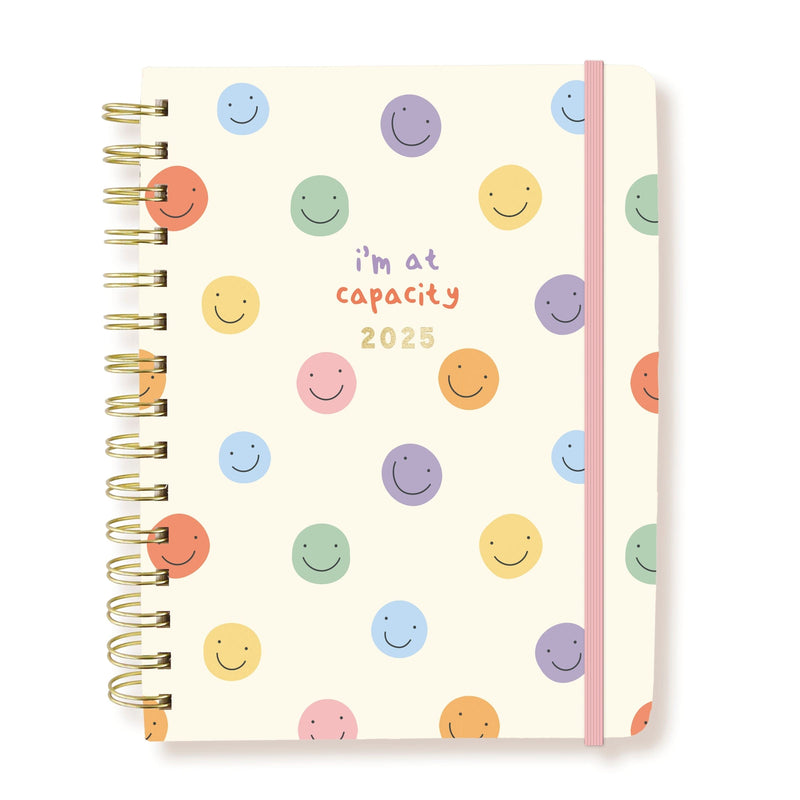 At Capacity 6 x 8 18-Month Hardbound Spiral Planner