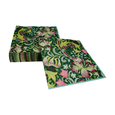 Golden Lily Forest Luncheon Napkins - 20 Per Package