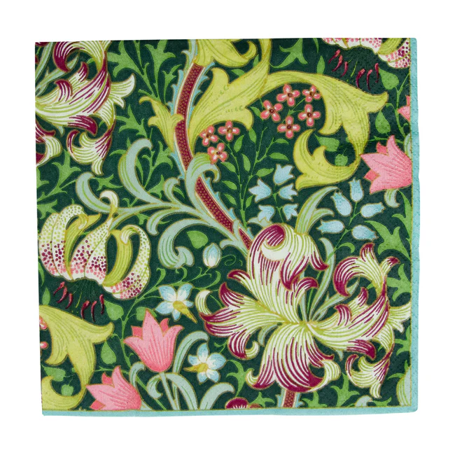 Golden Lily Forest Luncheon Napkins - 20 Per Package