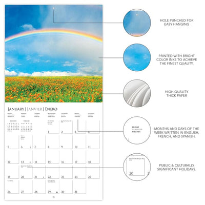 Chasing Rainbows 12 x 12 Wall Calendar