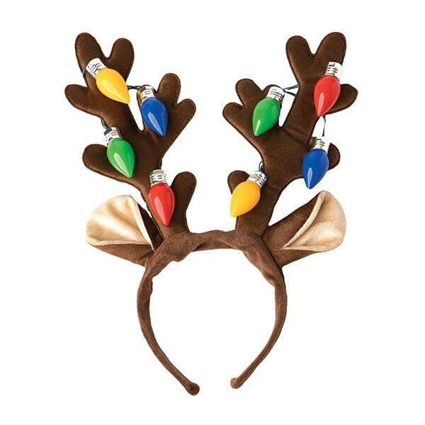 Lots Lites Jumbo Bulb Light-Up Antler Headband