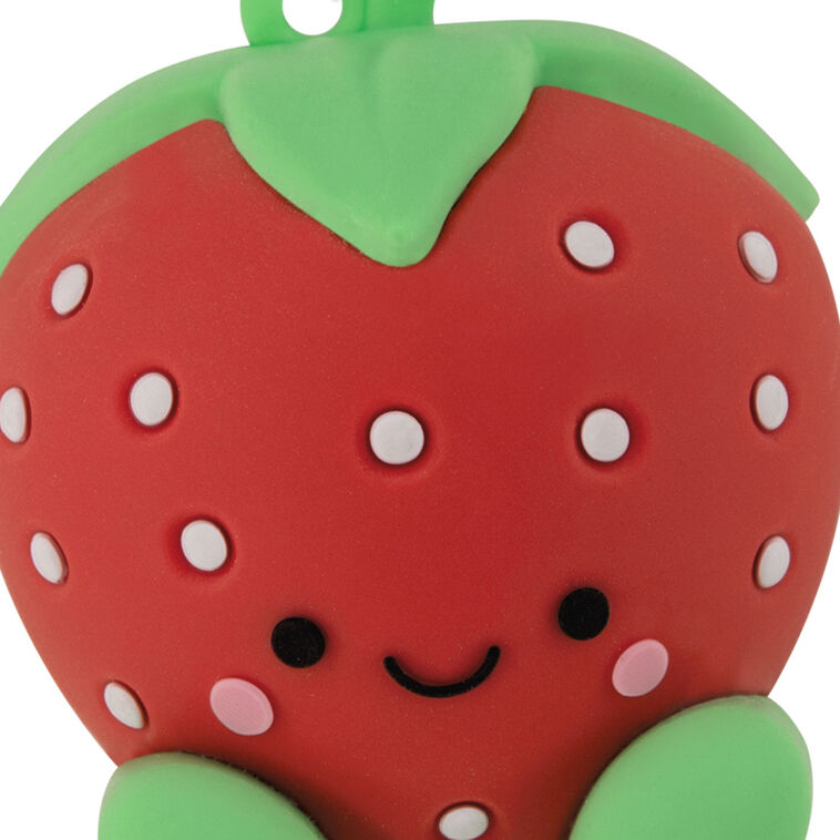 Strawberry and Banana Magnetic Hallmark Ornaments, Set of 2