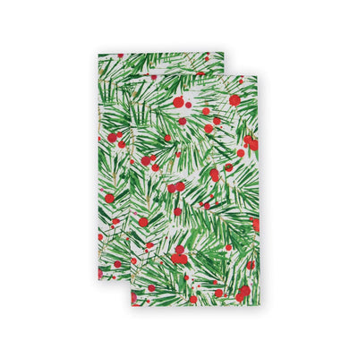 Modern Pine Guest Towel Napkins - 15 Per Package