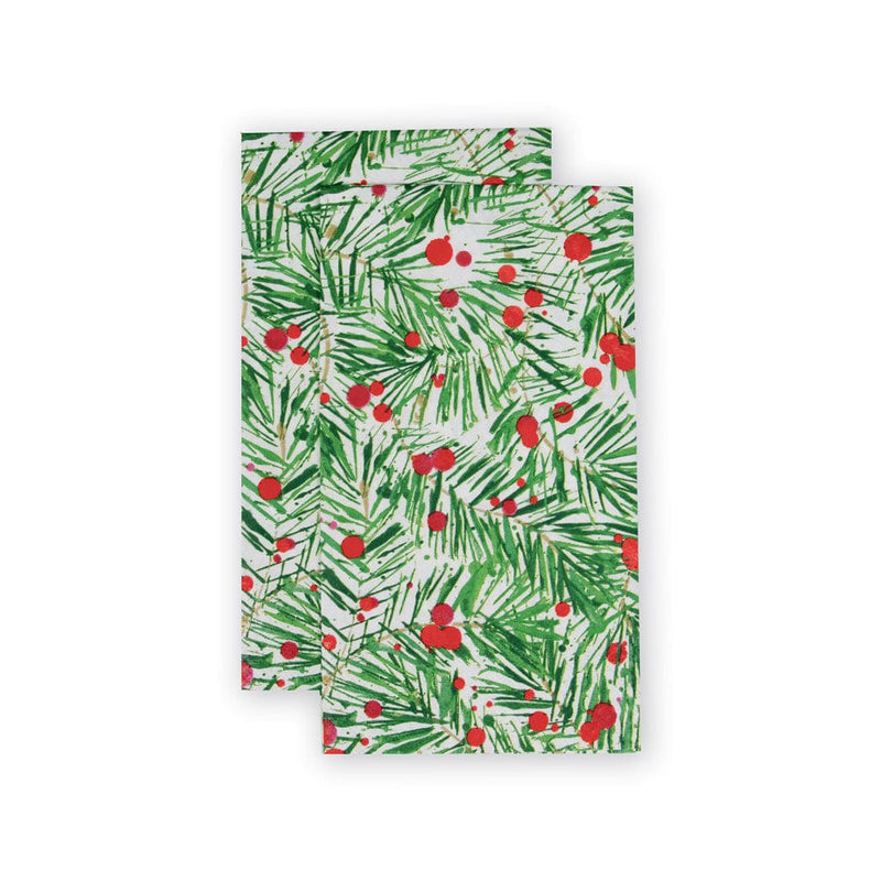 Modern Pine Guest Towel Napkins - 15 Per Package