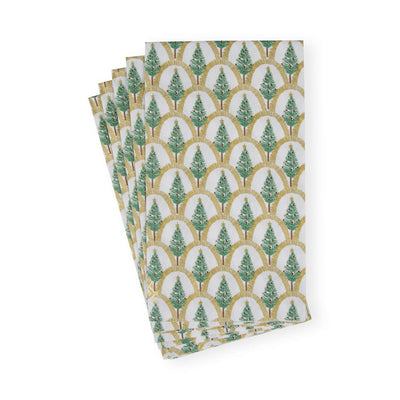 Deco Christmas Gold Luncheon Napkins - 20 Per Package