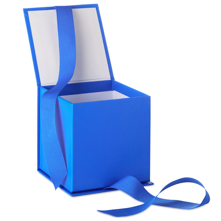 4.2" Solid Royal Blue Small Square Gift Box