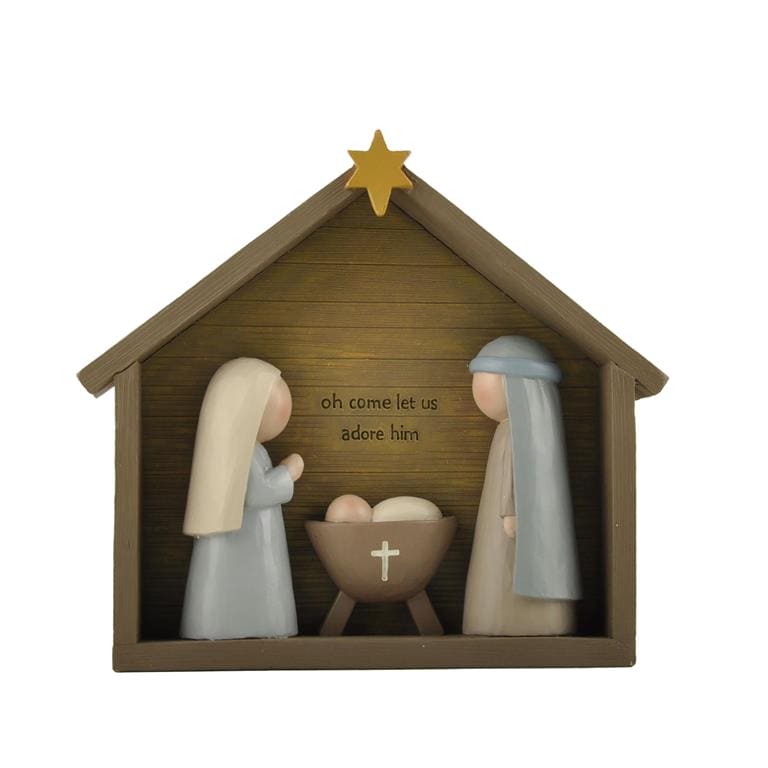 Holy Family with Creche