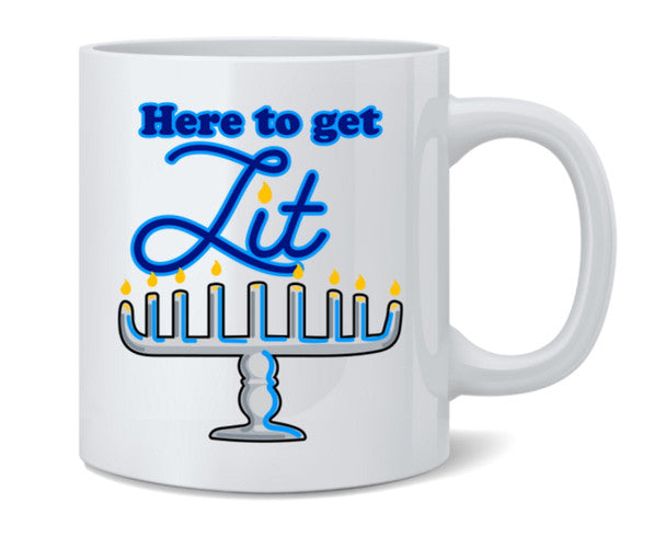 Menhorah Get Lit Mug