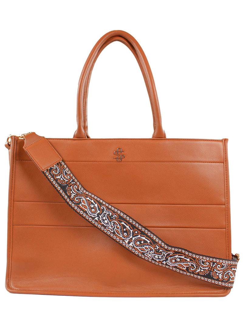 PU Leather Tote - Cocoa