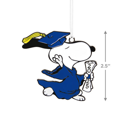 Peanuts® Snoopy 2025 Graduate Metal Hallmark Ornament