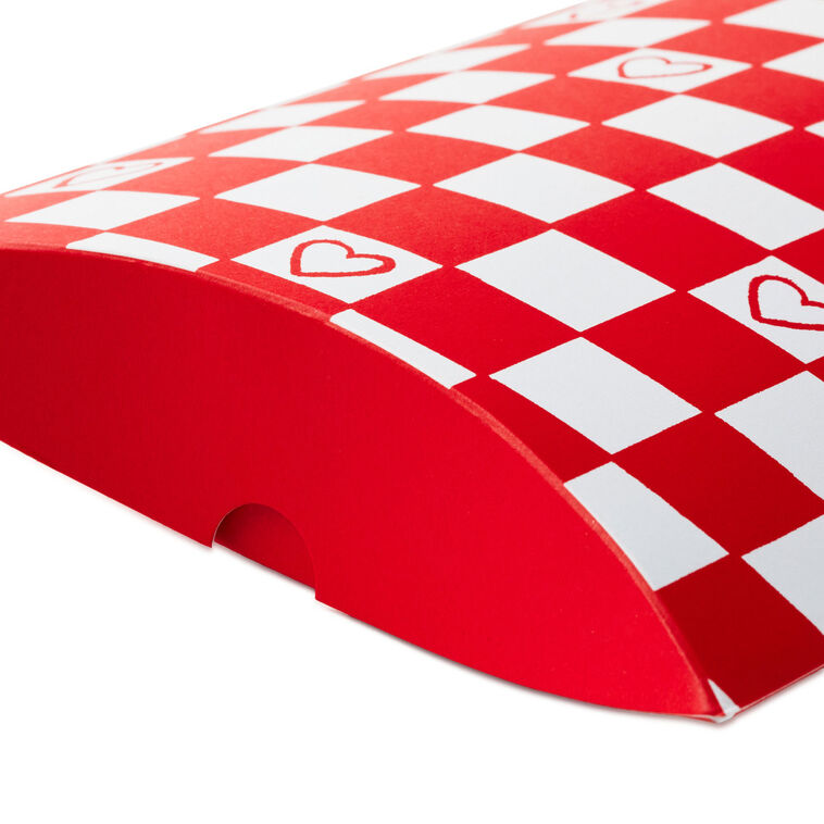 Red and White Check Extra-Large Valentine&