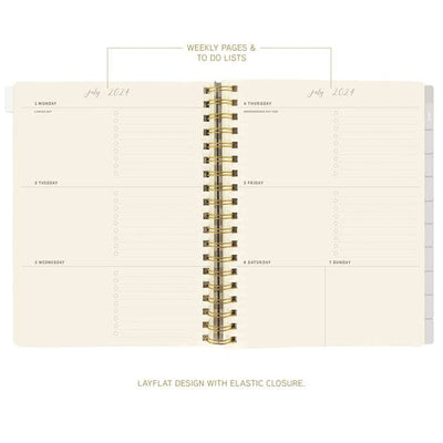 Botanical 6 x 8 18-Month Hardbound Spiral Planner