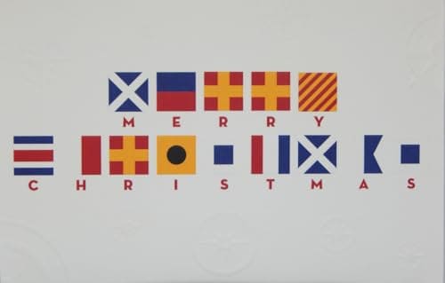 Nautical Christmas  Box Cards