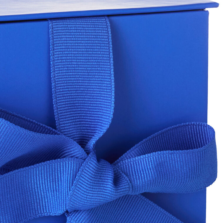 4.2" Solid Royal Blue Small Square Gift Box