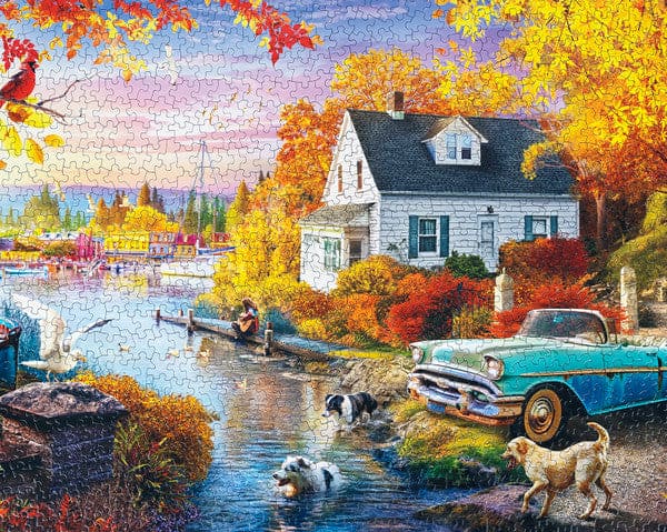 Lakeside Fall Retreat 1000 pc