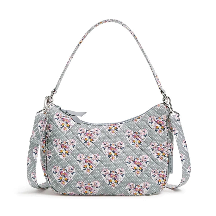 Frannie Crescent Crossbody - Mon Amour Gray