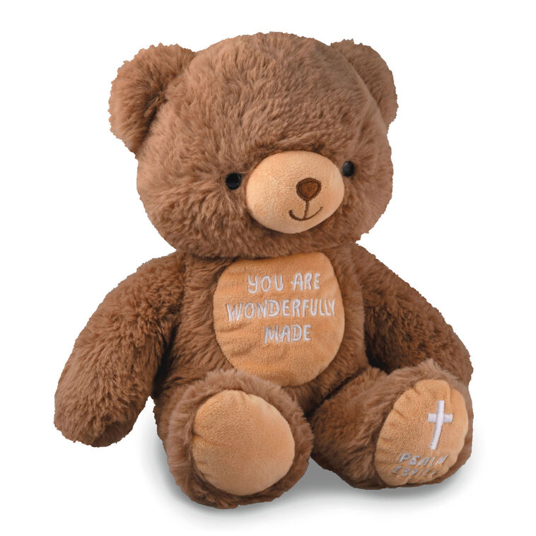 You Are Wonderfully Made Teddy Bear Plush, 8"