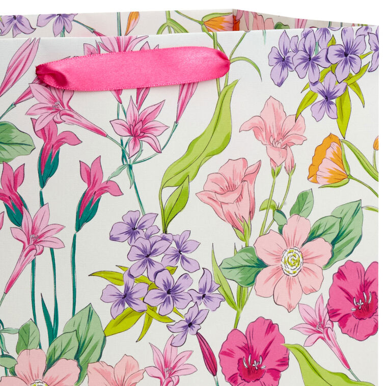 13" Sweet Florals Large Gift Bag