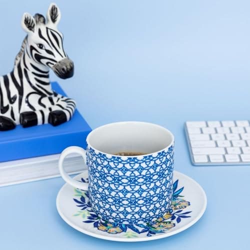 Teacup and Saucer Set, Lattice - The Hottest Spot