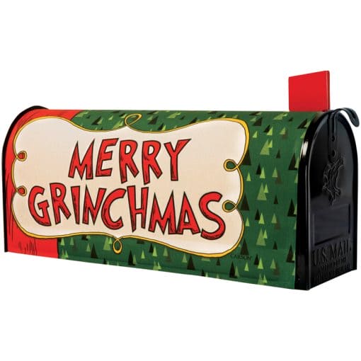 No Grinches Allowed Mailbox Cover