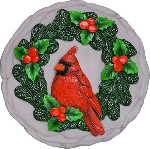 Christmas Cardinal Stepping Stone