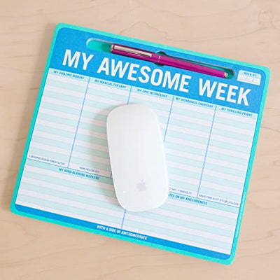 Pen-to-Paper Mousepad- My Awesome Week