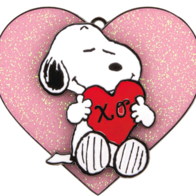 Peanuts® Snoopy With Heart Moving Metal Hallmark Ornament