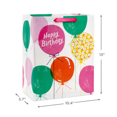 13" Floating Balloons Large Birthday Gift Bag