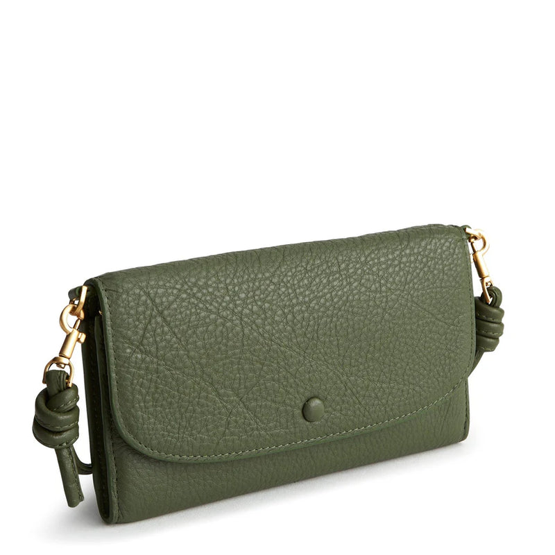 Wildwood Wallet Crossbody - Bronze Green