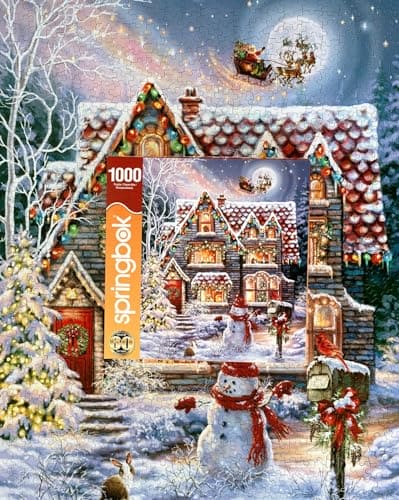 Christmas Eve Cottage 1000 pc