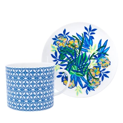 Teacup and Saucer Set, Lattice - The Hottest Spot