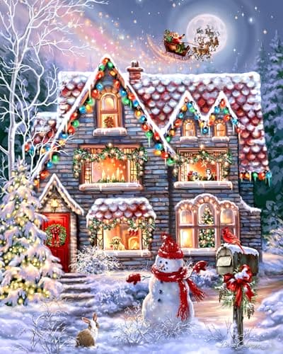 Christmas Eve Cottage 1000 pc