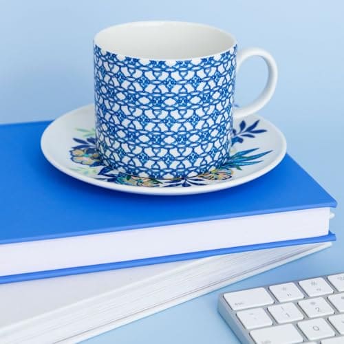 Teacup and Saucer Set, Lattice - The Hottest Spot