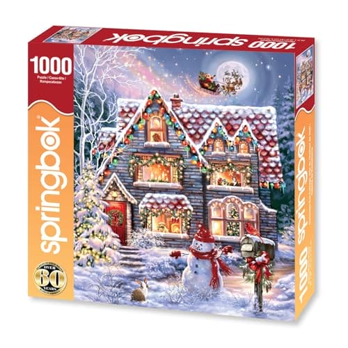 Christmas Eve Cottage 1000 pc