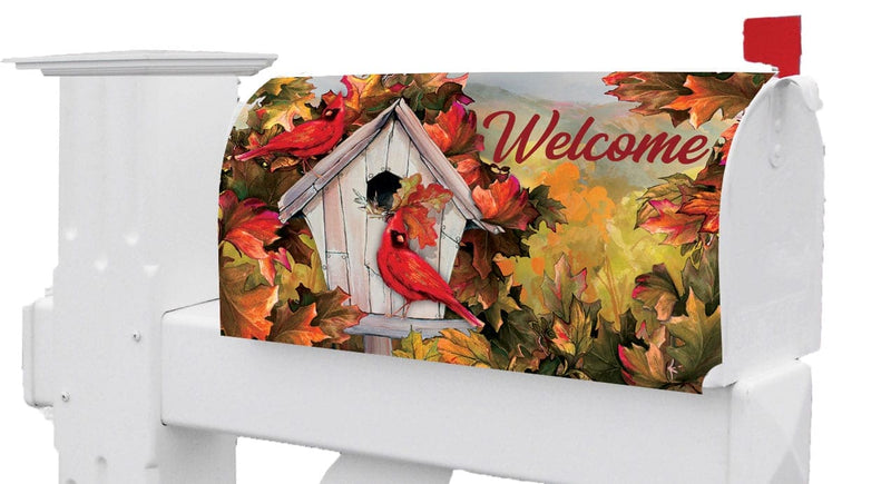 Cardinal Birdhouse Mailbox Makeover